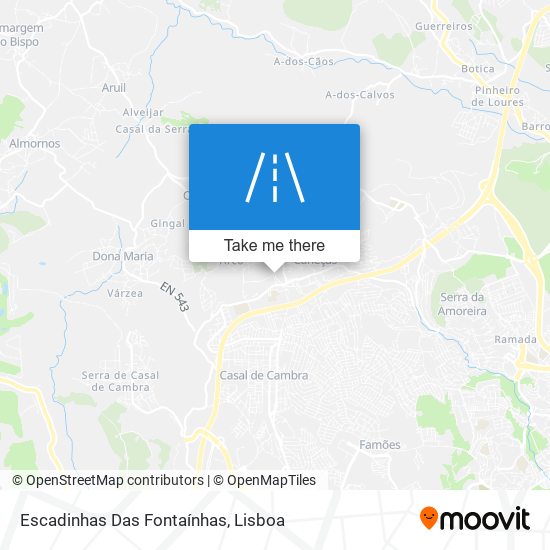 Escadinhas Das Fontaínhas map