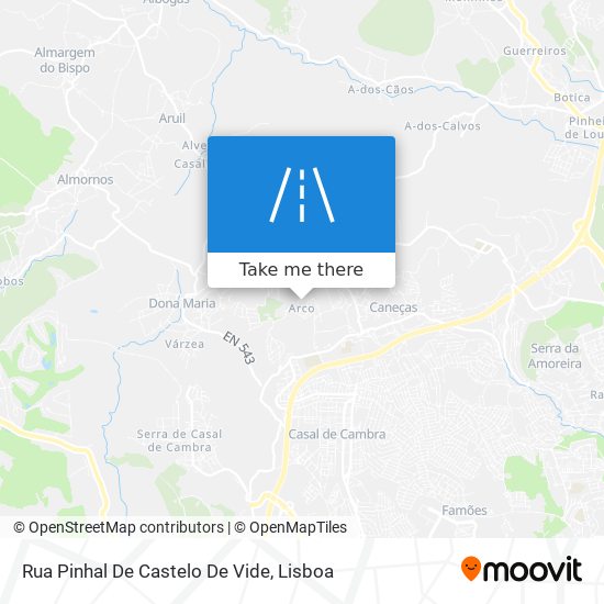 Rua Pinhal De Castelo De Vide map