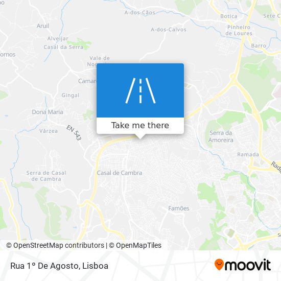 Rua 1º De Agosto map