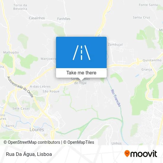 Rua Da Água map