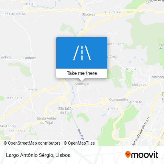 Largo António Sérgio map