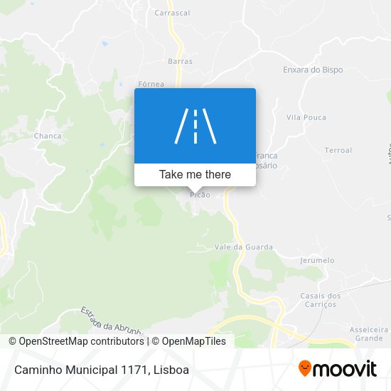 Caminho Municipal 1171 map