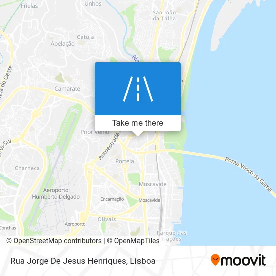 Rua Jorge De Jesus Henriques map