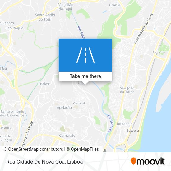 Rua Cidade De Nova Goa map