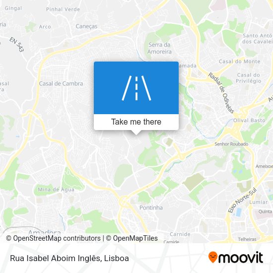 Rua Isabel Aboim Inglês map