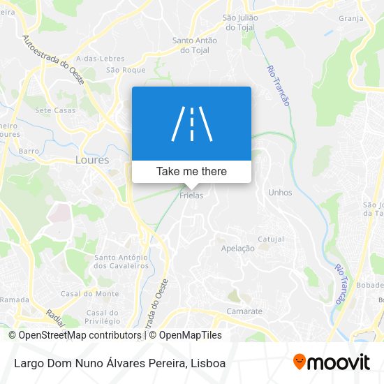 Largo Dom Nuno Álvares Pereira map