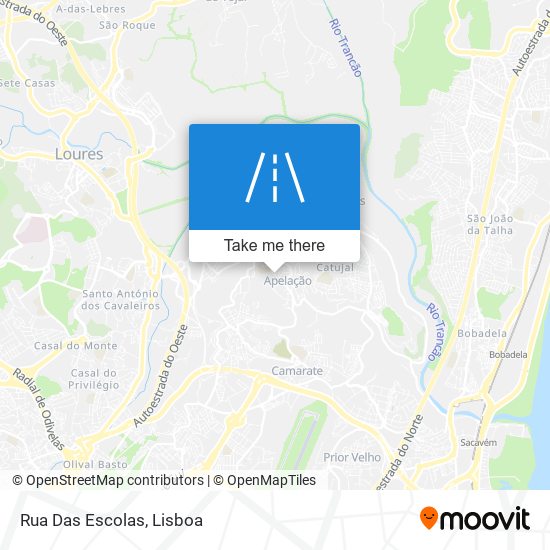 Rua Das Escolas mapa