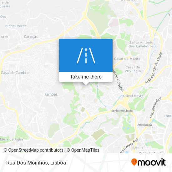 Rua Dos Moínhos map