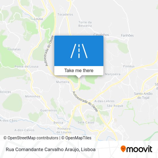 Rua Comandante Carvalho Araújo map