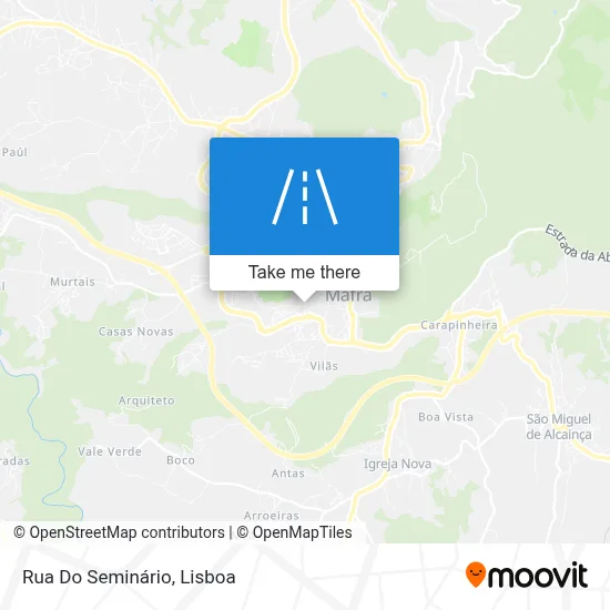 Rua Do Seminário map