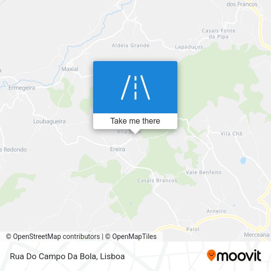Rua Do Campo Da Bola mapa