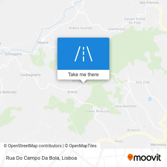 Rua Do Campo Da Bola map