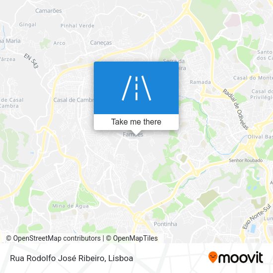 Rua Rodolfo José Ribeiro map