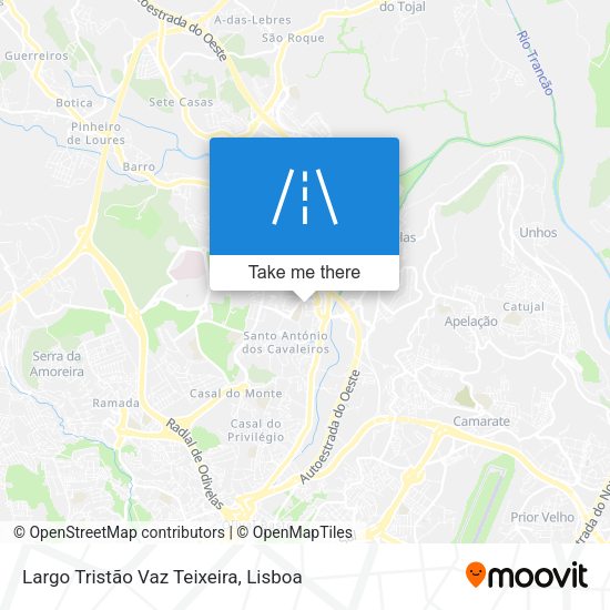 Largo Tristão Vaz Teixeira map
