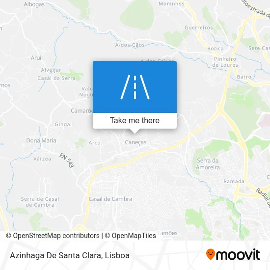 Azinhaga De Santa Clara map