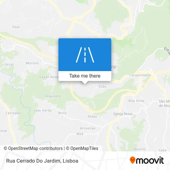 Rua Cerrado Do Jardim map