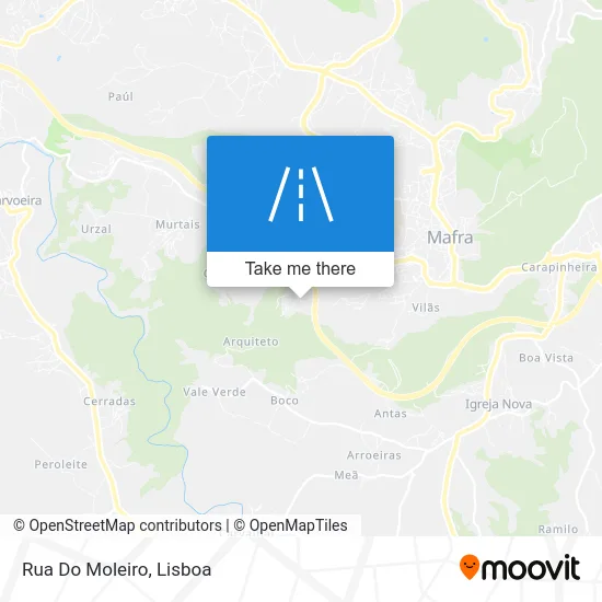 Rua Do Moleiro map