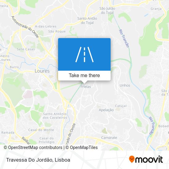 Travessa Do Jordão mapa