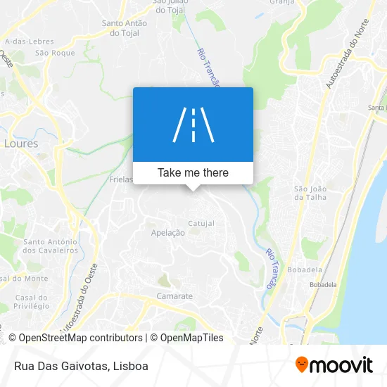 Rua Das Gaivotas map