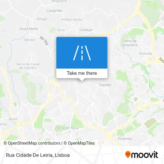 Rua Cidade De Leiria map