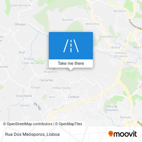 Rua Dos Meósporos mapa