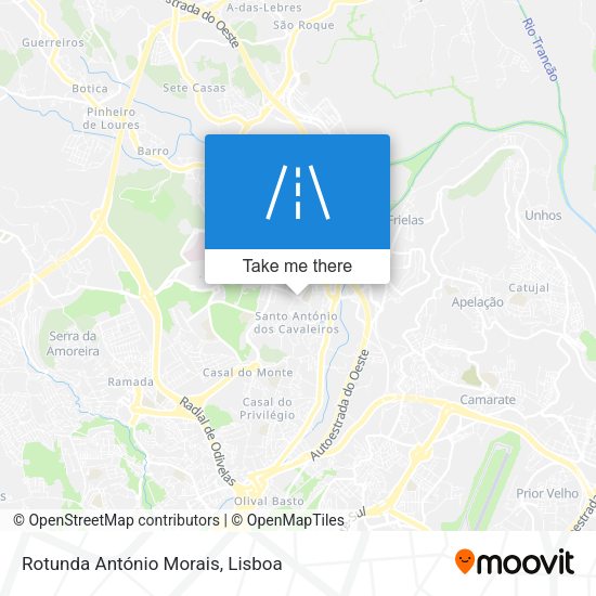 Rotunda António Morais map