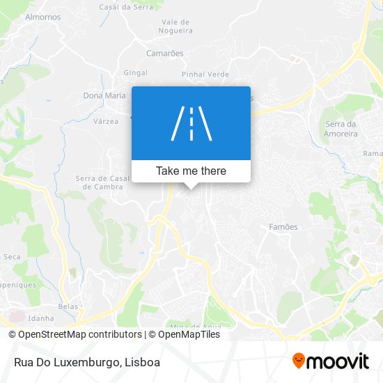 Rua Do Luxemburgo map