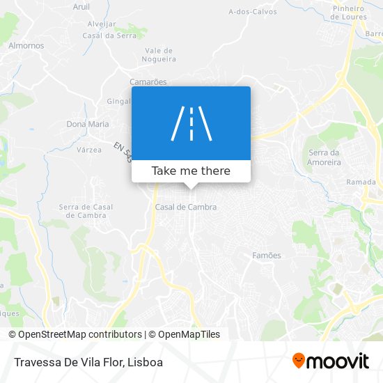 Travessa De Vila Flor map