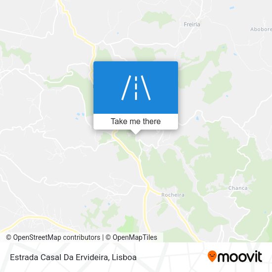 Estrada Casal Da Ervideira map