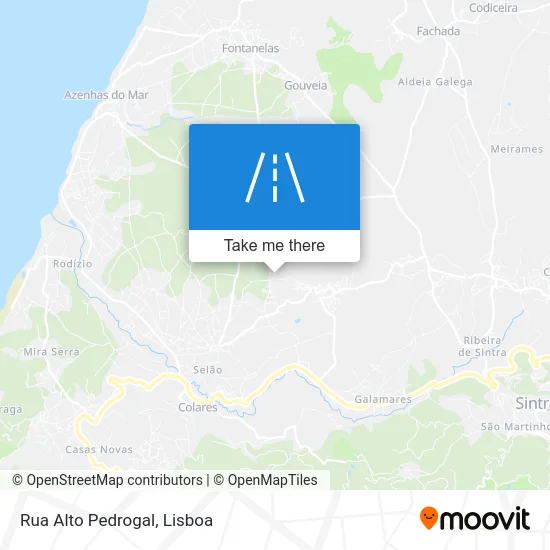 Rua Alto Pedrogal map