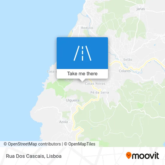 Rua Dos Cascais map