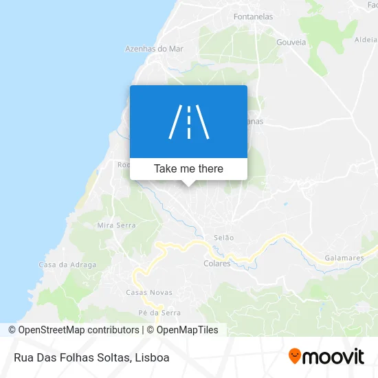 Rua Das Folhas Soltas map