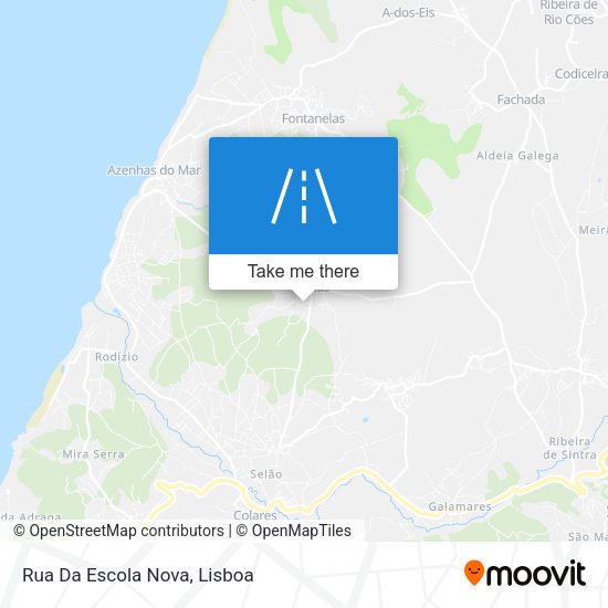 Rua Da Escola Nova mapa