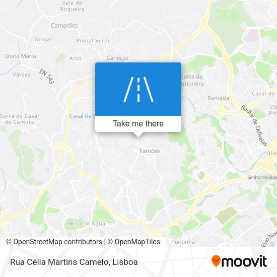 Rua Célia Martins Camelo map