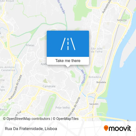 Rua Da Fraternidade map