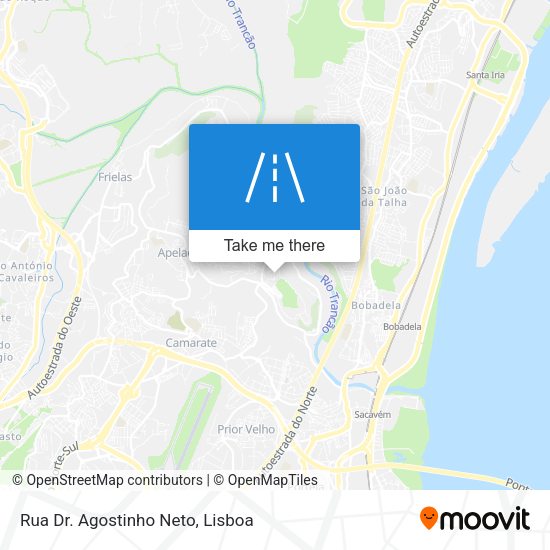 Rua Dr. Agostinho Neto mapa