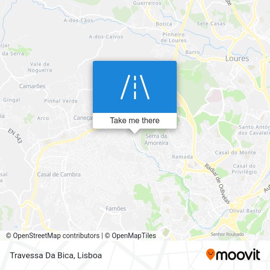 Travessa Da Bica mapa
