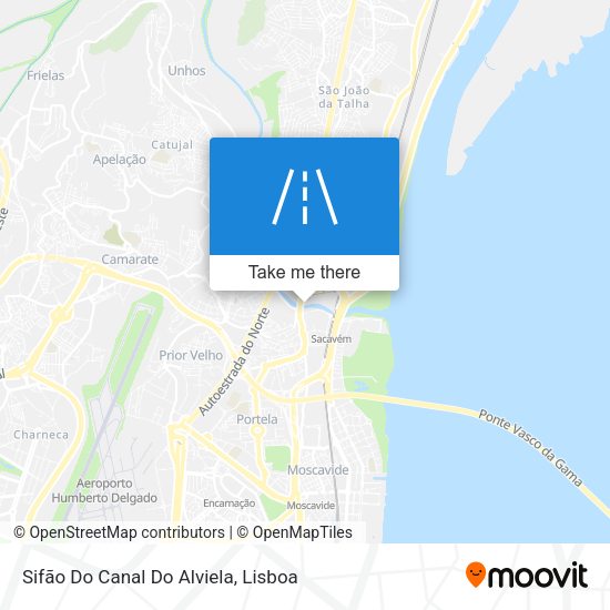 Sifão Do Canal Do Alviela map
