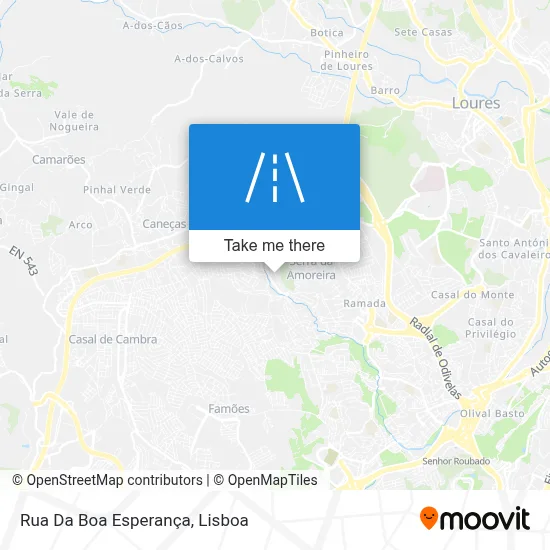 Rua Da Boa Esperança map