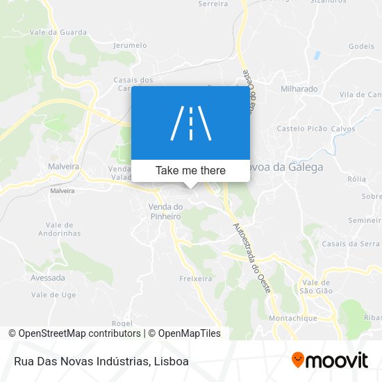 Rua Das Novas Indústrias map