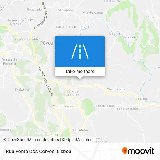 Rua Fonte Dos Corvos map