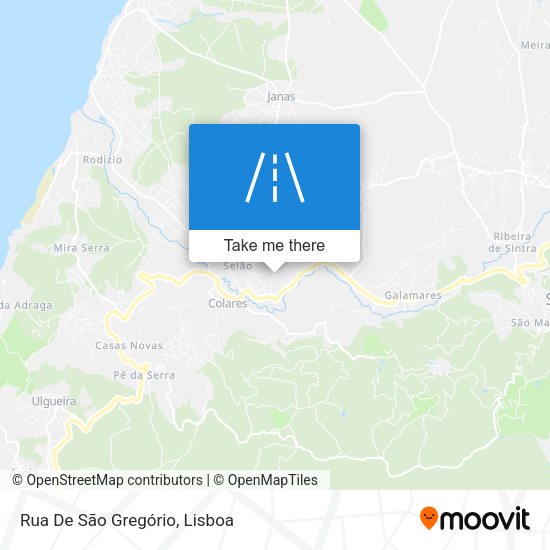 Rua De São Gregório map