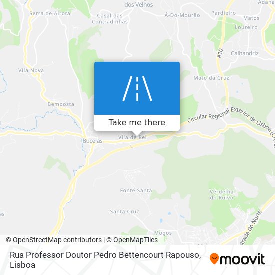 Rua Professor Doutor Pedro Bettencourt Rapouso map