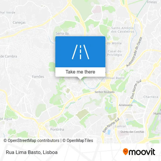 Rua Lima Basto map