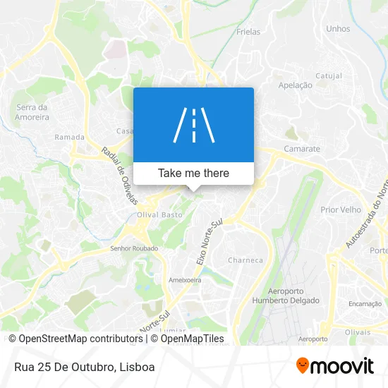 Rua 25 De Outubro map