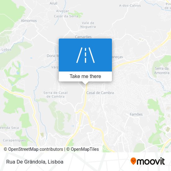 Rua De Grândola mapa