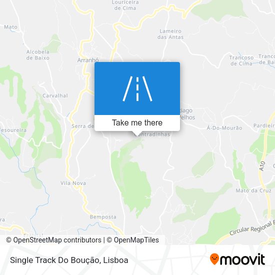Single Track Do Boução map