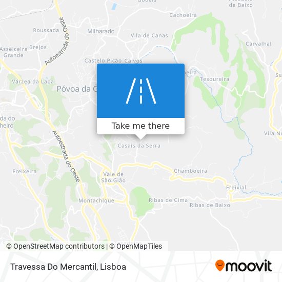 Travessa Do Mercantil mapa