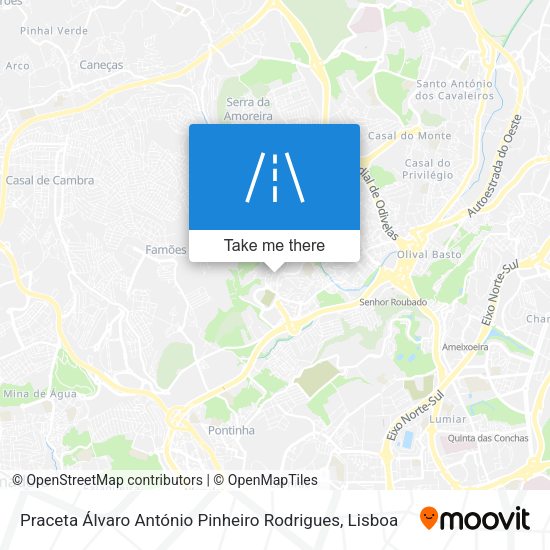 Praceta Álvaro António Pinheiro Rodrigues map