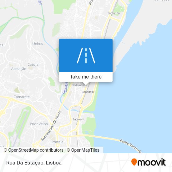Rua Da Estação map